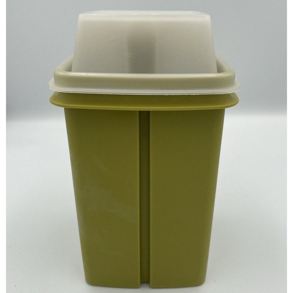 Vintage Tupperware Pickle Pepper Keeper Olive Avocado Green Deli 3 Piece - Picture 6 of 16